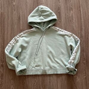 adidas Cropped Hooded Sweatshirt